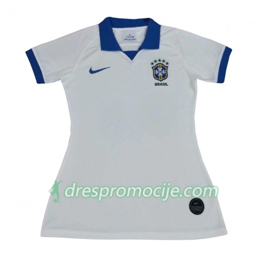 Brazil Dres Ženska Gostujući Copa América 2019 Kratkih Rukava Brazil Dres Ženska Gostujući Copa América 2019 Kratkih Rukava